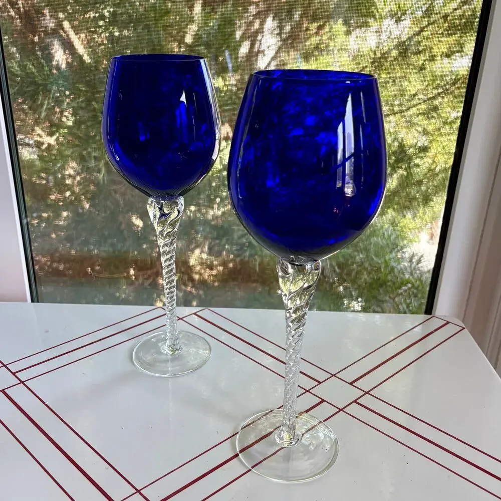 Set of 2 Cobalt Blue 11